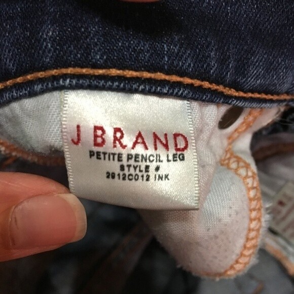 J Brand Petite Pencil Leg skinny in Ink size 24 - Picture 7 of 8